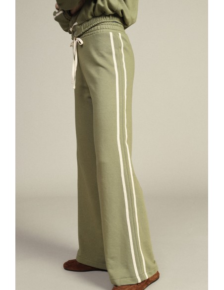 Pantaloni Palazzo Con Coulisse E Bande Laterali Dixie - Vestiti Fir...