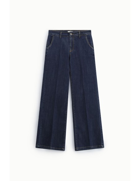 Pantaloni A Gamba Ampia Con Cuciture Frontali Dixie - Vestiti Firma...