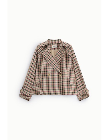 Giacca-Camicia Quadri Doppiopetto Con Maniche Lunghe Dixie - Vestit...