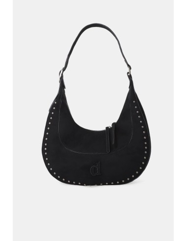 Bolsa Hobo com Detalhes Metálicos Dixie