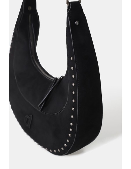 Mala Hobo Com Detalhes Metálicos Dixie