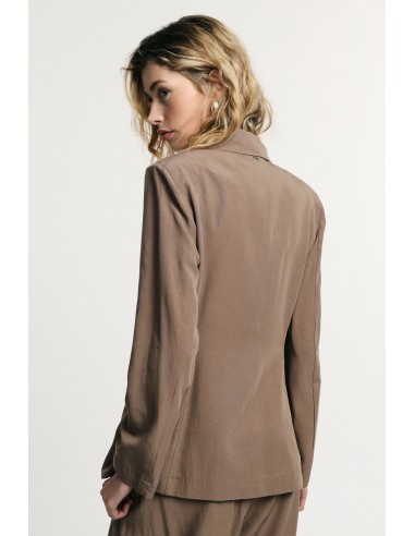 Blazer de corte regular, de um só peito, com bolsos frontais Please