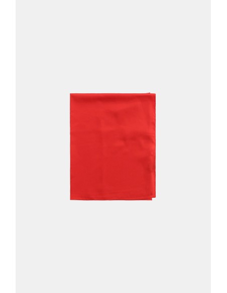 Foulard Quadrado de Cor Lisa com Bainha Simples Please