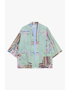 Casaco-camisa com padrão floral e bolsos Dixie