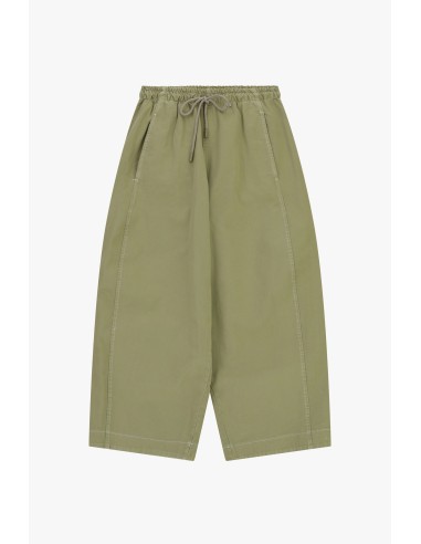 Calças Palazzo Cropped com Cordão Elástico Dixie