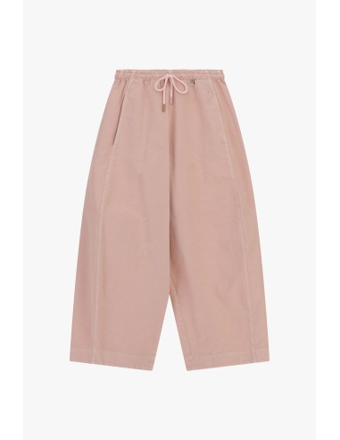 Calças Palazzo Cropped com Cordão Elástico Dixie