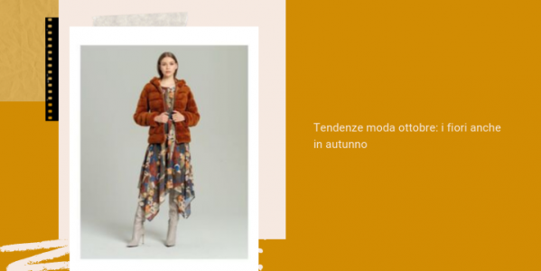Tendências da moda de outubro: as flores também no outono