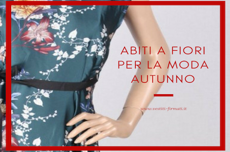 Vestidos florais para a moda outono-inverno 2017