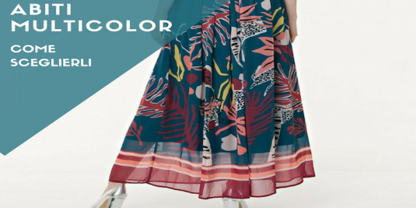 Vestidos multicoloridos para mulher